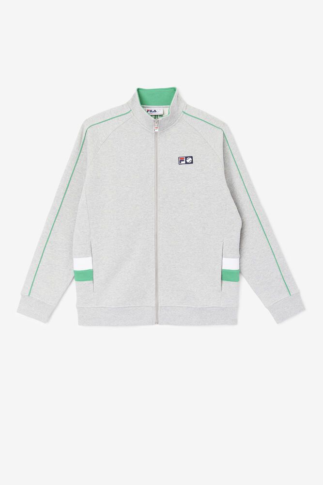 Fila Jacket Mens Grey - Sutton Track - Philippines 2138096-UP